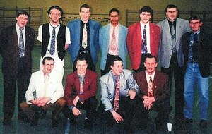Mai 1995 - Après le match de la montée en Région